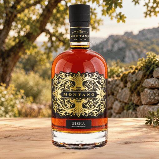 Boca likera San MONTANO Biska 0,7L - tradicionalni gorki biljni liker od bijele imele