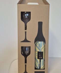 Poklon paket BUTELJA SA DVIJE ČAŠE