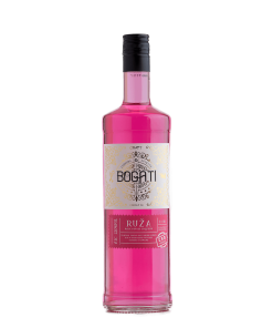 Boca likera BOGATI Ruža 1L, liker od ruže s mirisom latica ruže i 22% alkohola.