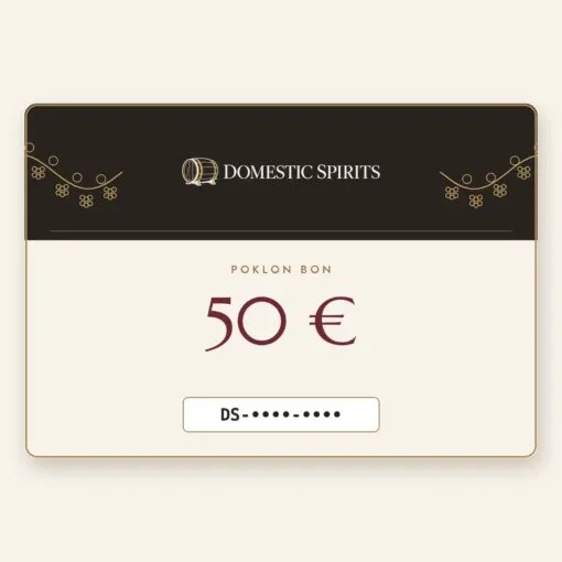 Poklon bon Domestic Spirits od 50 € – motiv za svaku priliku