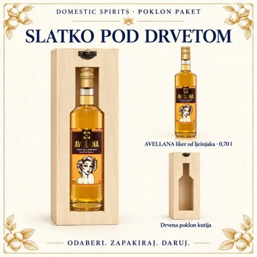 Kartica sadržaja poklon paketa — AVELLANA poklon paket.